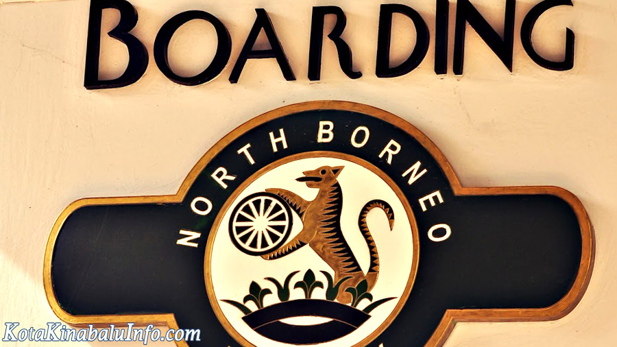 Northern Borneo Railway -Boarding Sign