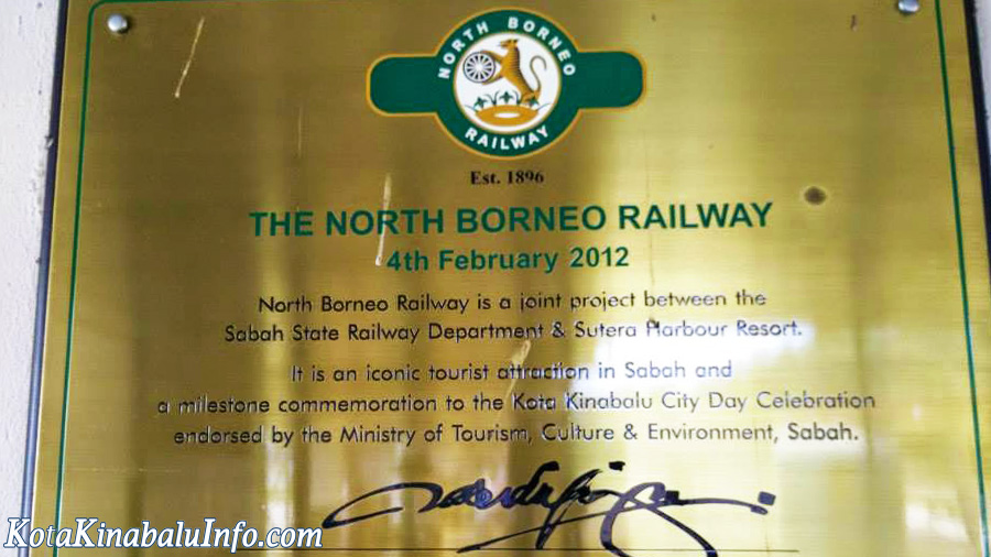 Northern Borneo Railway - Sign