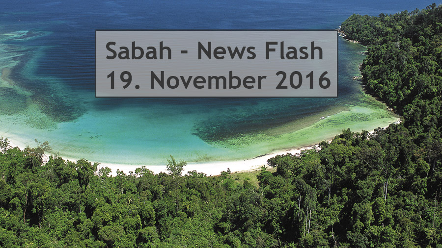 Sabah News Flash - 19. November 2016